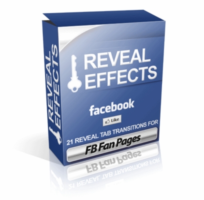 Product picture Animated Reveal Effects For Facebook Iframe Fan Pages